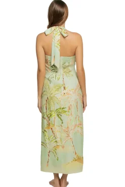 Isle Wrap Midi Dress