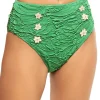 Jacquard High Waist Bikini Bottom