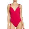 Jane V-Neck One Piece Swimsuit