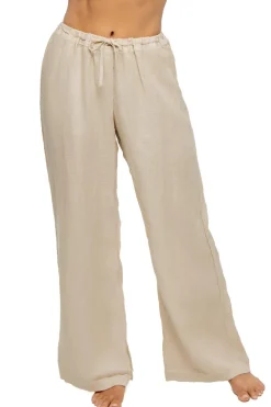 Jen Straight Leg Linen Pants