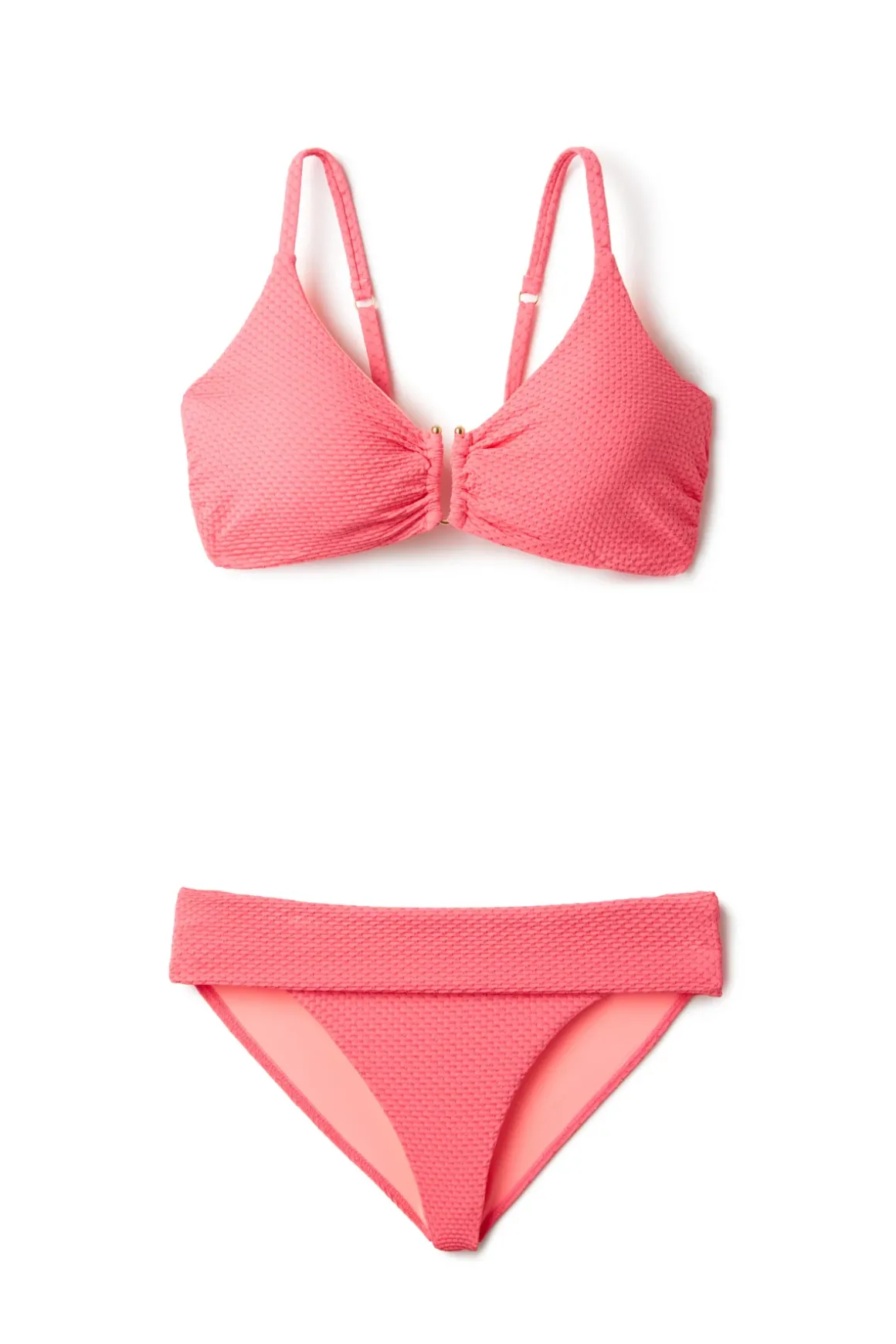 Jules Textured Bralette Bikini Top