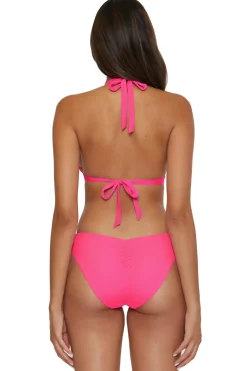 Keira Halter Banded Bikini Top