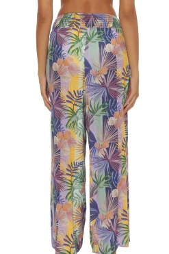 Lace-Up Botanical Pants