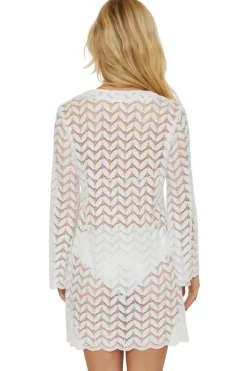 Lace-Up Crochet Tunic