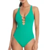 Ladder Front One Piece Swimsuit
