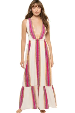 Lelisa Plunge Maxi Dress