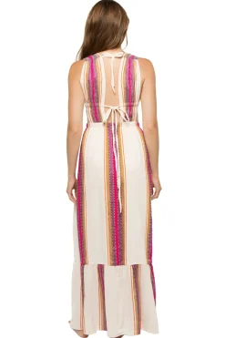 Lelisa Plunge Maxi Dress