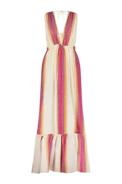 Lelisa Plunge Maxi Dress