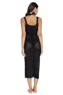 Lettie Crochet Knit Midi Dress