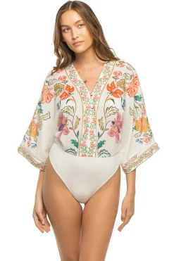 Long Sleeve Floral Bodysuit