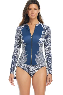Long Sleeve Zip-Front Rash Guard
