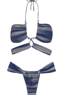 Lurex Gi Bandeau Bikini Top