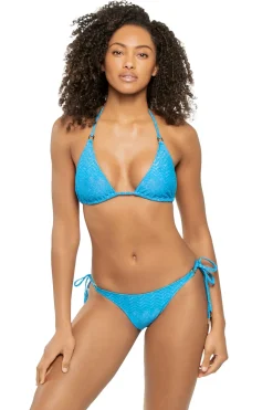 Maine Ocean Triangle Zigzag Bikini Top