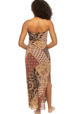 Mariah Strapless Midi Dress