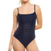 Mesh One Piece Swimsuit