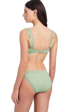 Metallic Bralette Bikini Top