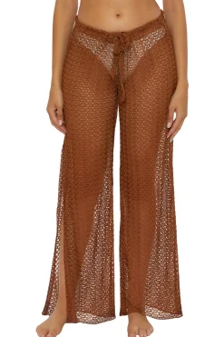 Metallic Crochet Pants