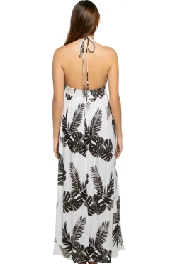 Midnight Palm Maxi Dress