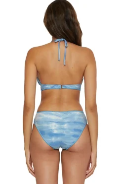 Mira Banded Halter Bikini Top