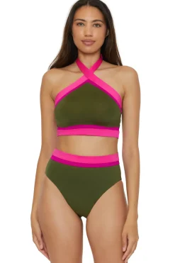 Monaco High Neck Bikini Top