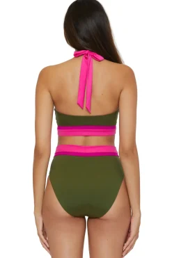 Monaco High Neck Bikini Top