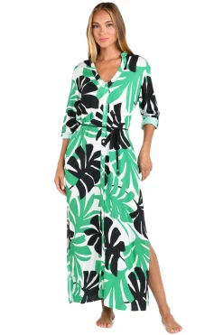 Monstera Maxi Dress