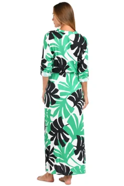 Monstera Maxi Dress