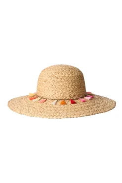 Neon Tassel Sun Hat