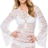 Noah Crochet Lace-Up Tunic