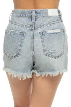 Nova Distressed Denim Shorts