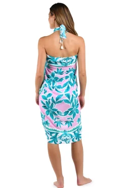 Opulent Palm Pareo Wrap Cover Up