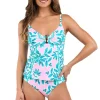 Opulent Palm Tankini Top