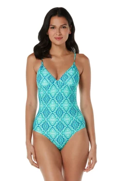 Over The Shoulder One Piece Swimsuit