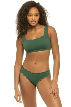 Palm Springs Scallop Bralette Bikini Top