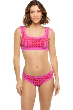 Palm Springs Scallop Bralette Bikini Top