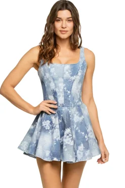 Piero Denim Mini Dress