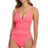 Pique Ole V-Neck One Piece Swimsuit