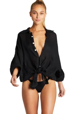 Playa Button Down Shirt Dress