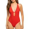 Plunge One Piece Swimsuit
