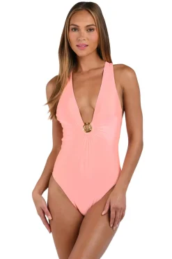 Plunge One Piece Swimsuit