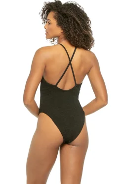 Portia High Neck One Piece Swimsuit