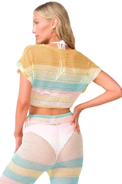 Renee Crochet Crop Top