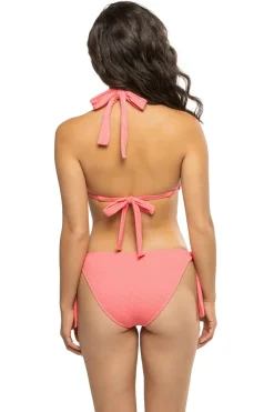Riley Textured Halter Sliding Bikini Top