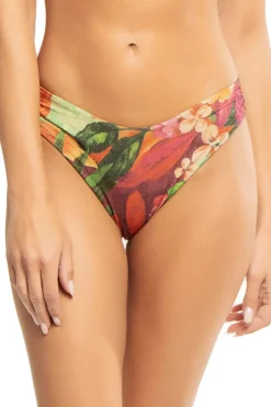 Rosa Tropical Hipster Bikini Bottom