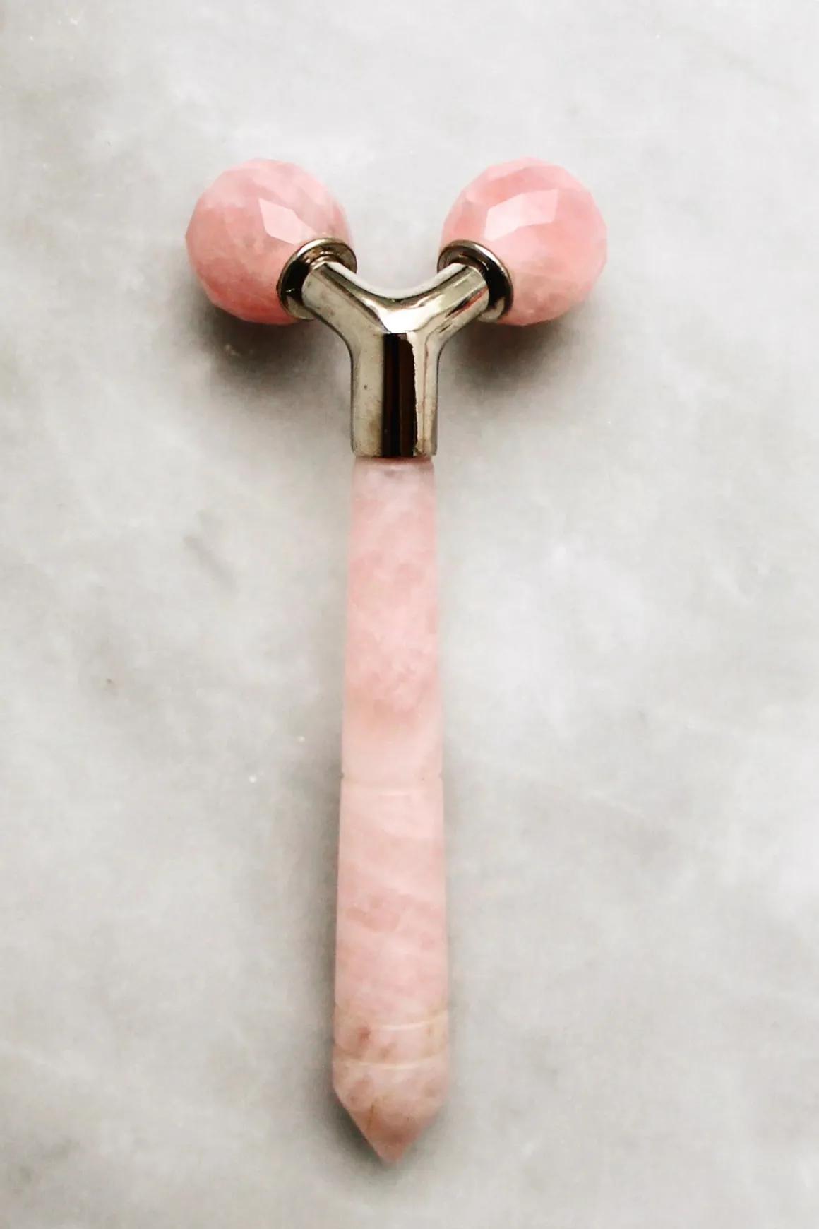 Rose Quartz Tension Melting Massager for Face & Neck