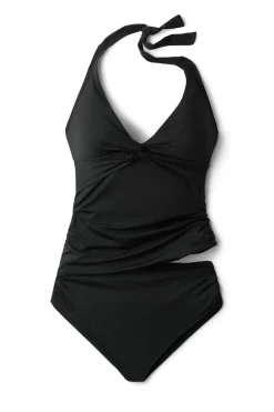 Ruched High Waist Bikini Bottom