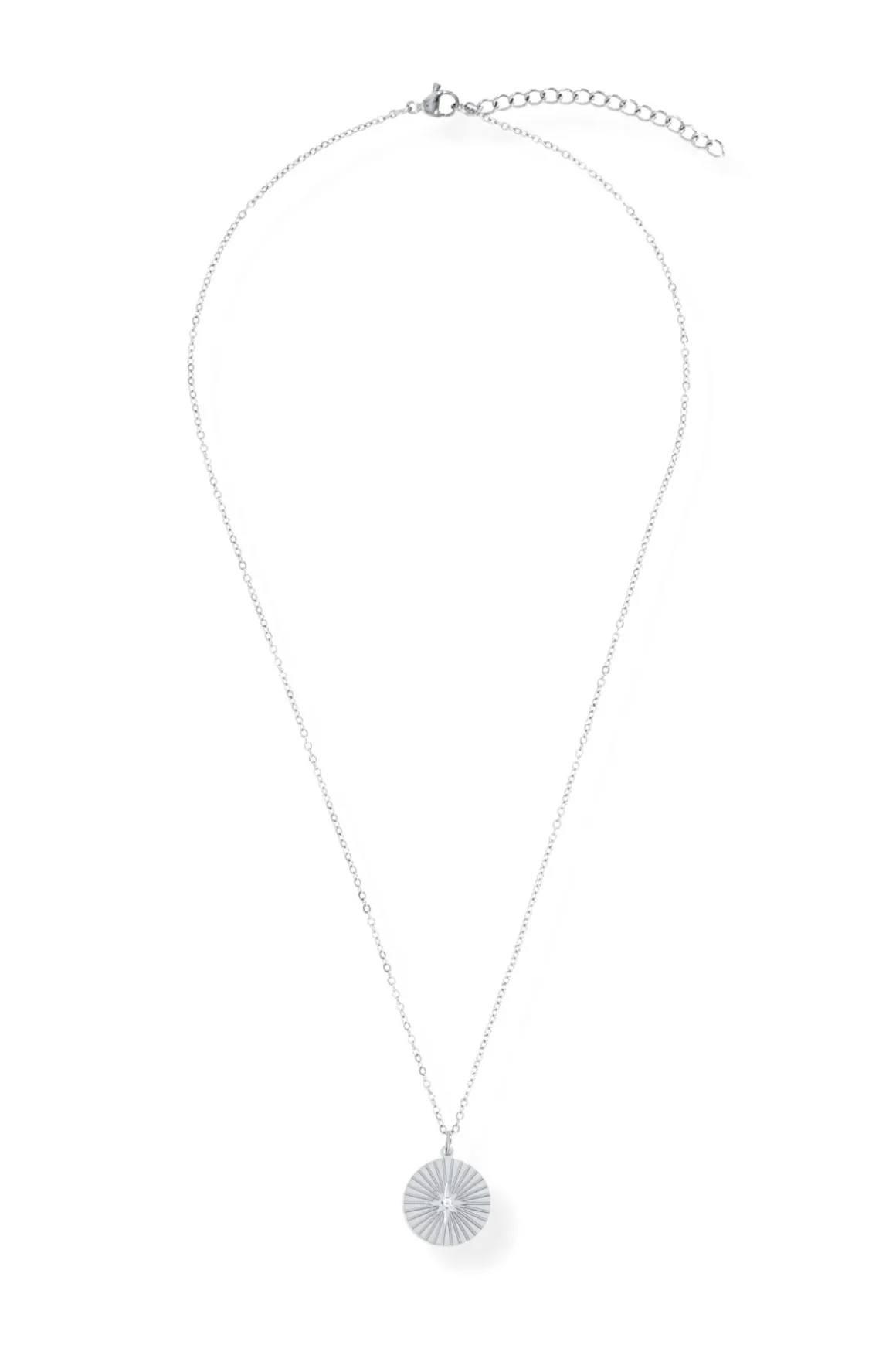 Rue Sunburst Disc Necklace