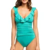 Ruffle One Piece Swimsuit