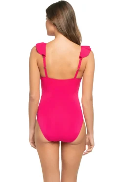 Ruffle One Piece Swimsuit