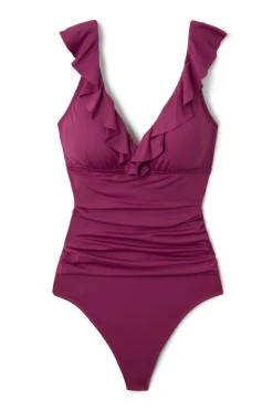 Ruffle One Piece Swimsuit
